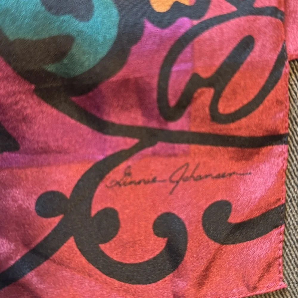 Ginnie Johansen silk scarf